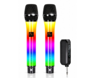 MusicMate Mikrofon bezprzewodowy zestaw MM-300 ColorVoice Duo - 1588511 - zdjęcie 1